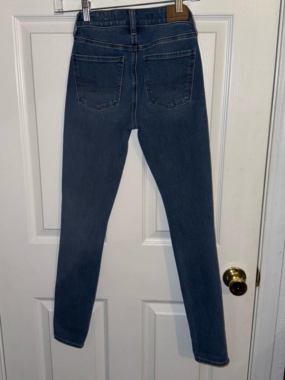 American Eagle Outfitters Women’s Blue Stretch Jegging - Picture 3 of 9